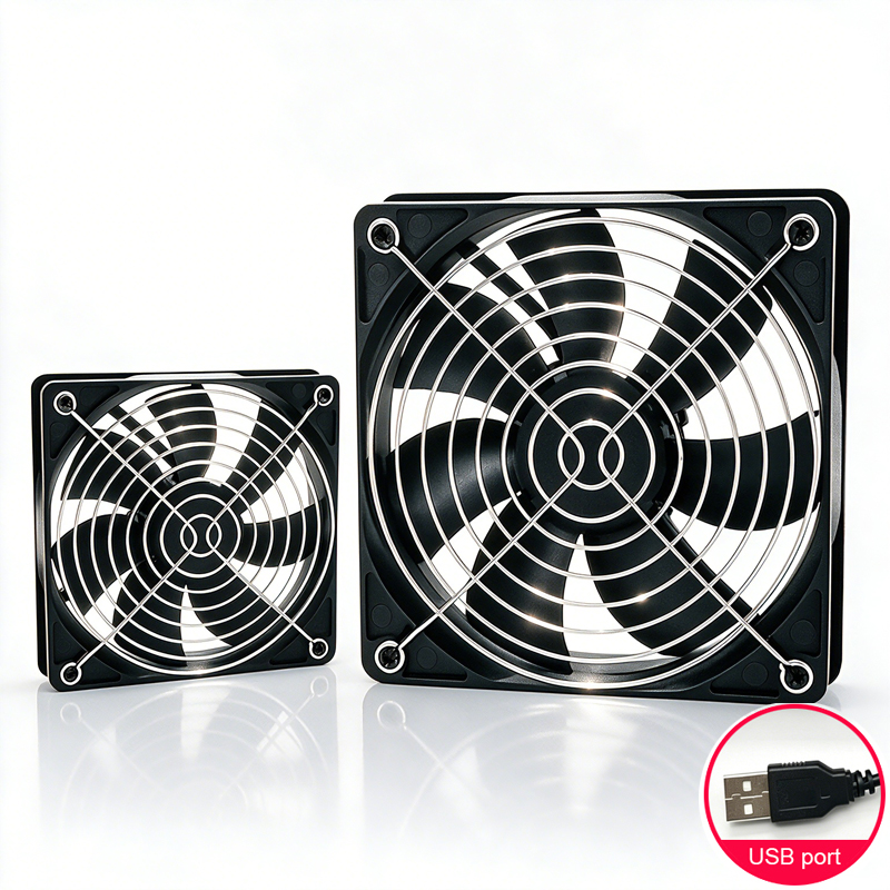 Usb Fan Silent - Ventola di Raffreddamento USB per Router,