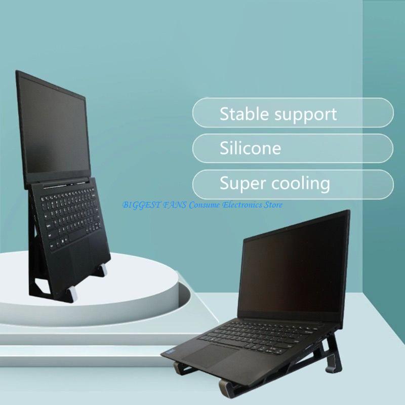 Laptop Stand Bamboo - Supporto per computer facile montaggio per