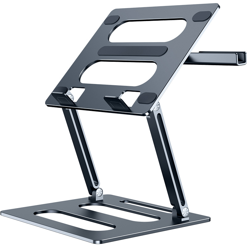 Laptop Stand Bamboo - Supporto per laptop sospeso, regolabile in