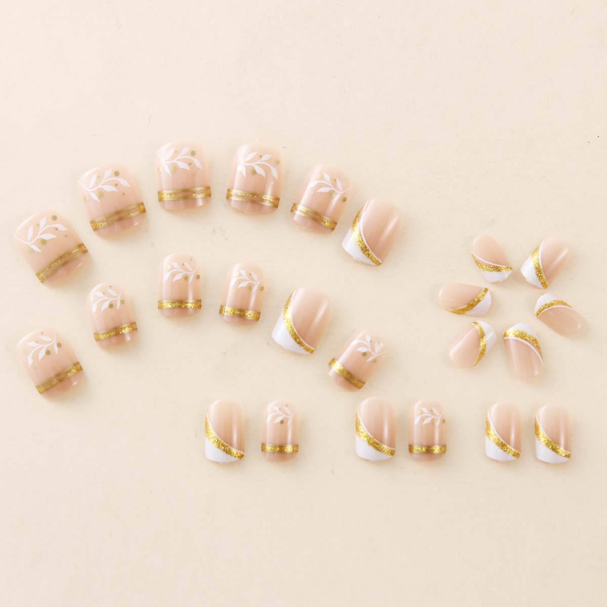 Nail Tech Accessories - Unghie Finte Corte Quadrate Nude con