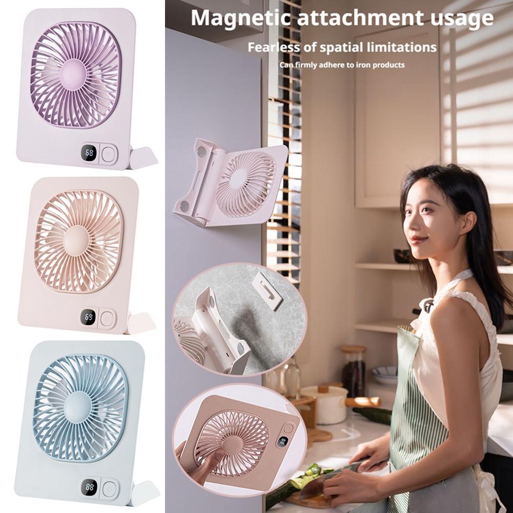 Usb Fan Silent - Ventilatore da Scrivania Magnetico Mini USB
