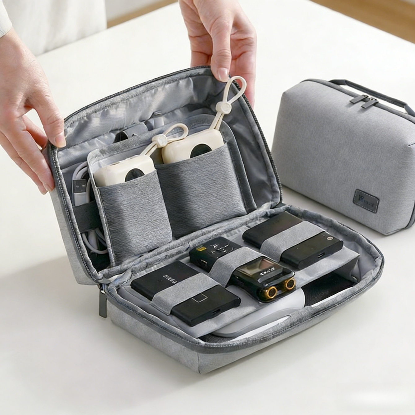 Tech Accessories Travel Bag - Custodia da viaggio per organizer per