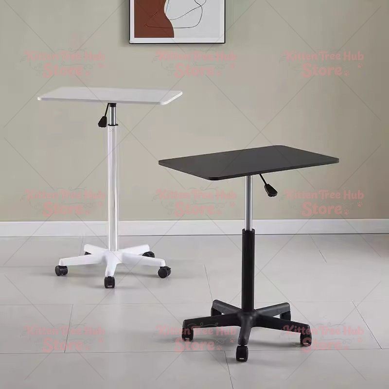 Laptop Stand Bamboo - Scrivania Mobile Regolabile in Altezza con