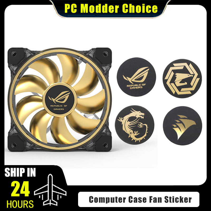 Tech Accessories Pc - Adesivo logo ventola case computer, etichetta