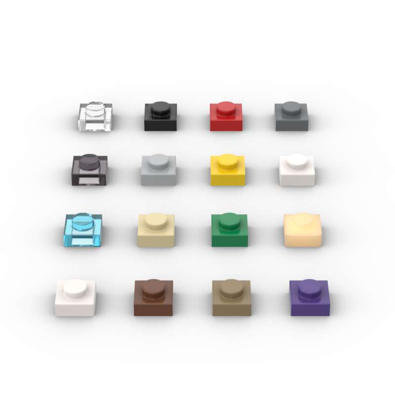 Tech Accessories Gifts - MOC 10PCS 3024 1x1 Piastra Building