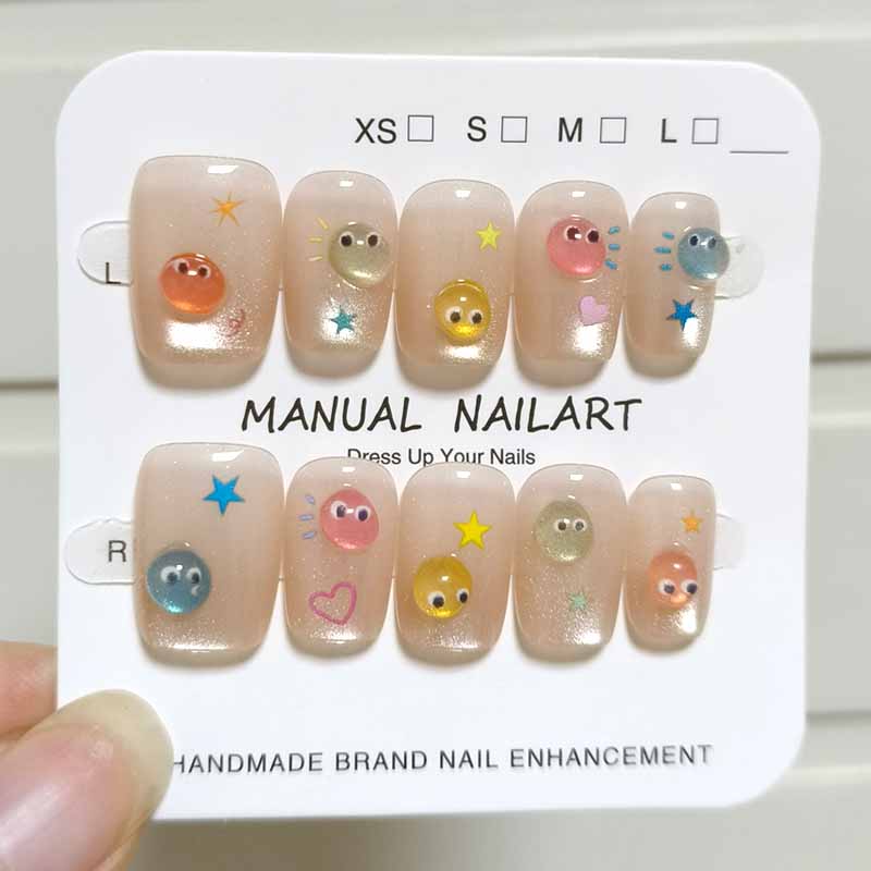 Nail Tech Accessories - 10 pezzi stile francese nuovo carino