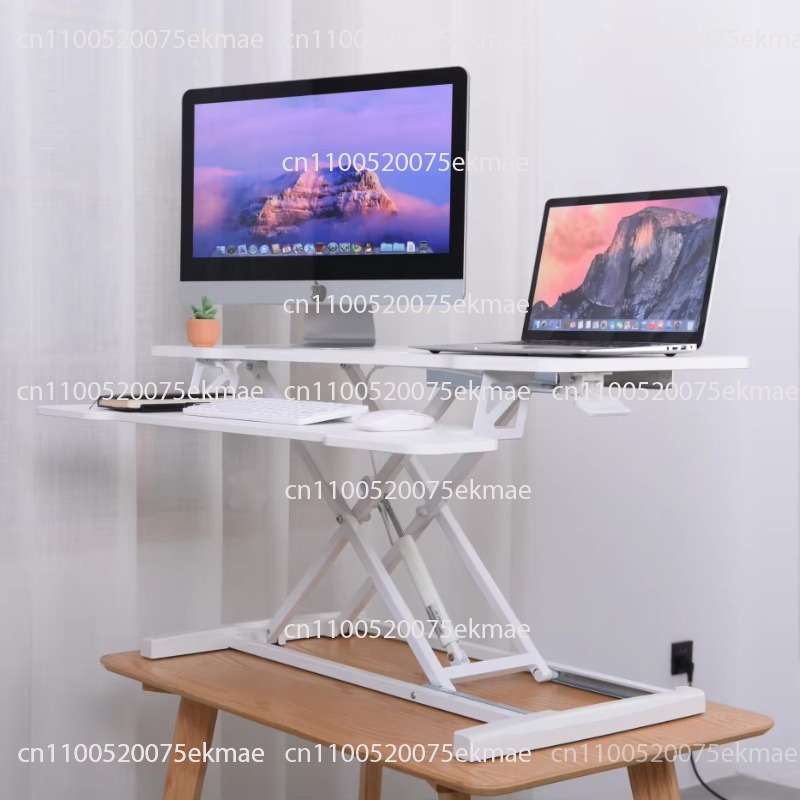 Laptop Stand Bamboo - Scrivania ergonomica pieghevole regolabile in altezza