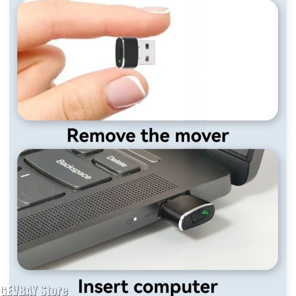 Tech Accessories Pc - Mini USB Mouse Jiggler Indetectabile con
