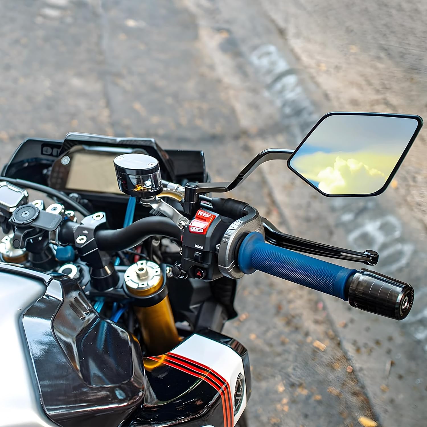 Xmax Tech Max Accessories - Specchi moto Stealth max Kit specchietti