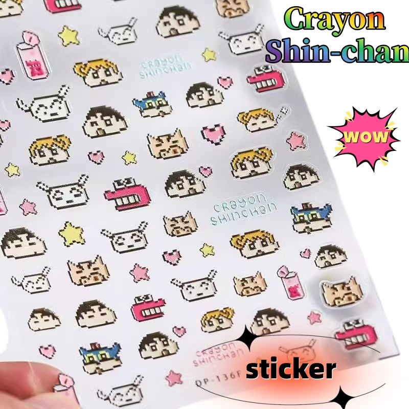 Nail Tech Accessories - Quaderno Creativo Crayon Shin-chan con Adesivi