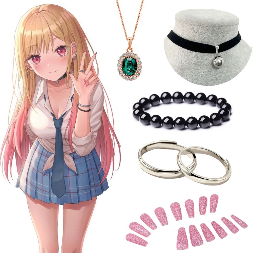 Nail Tech Accessories - Orecchini e collana Kitagawa Marin, accessori
