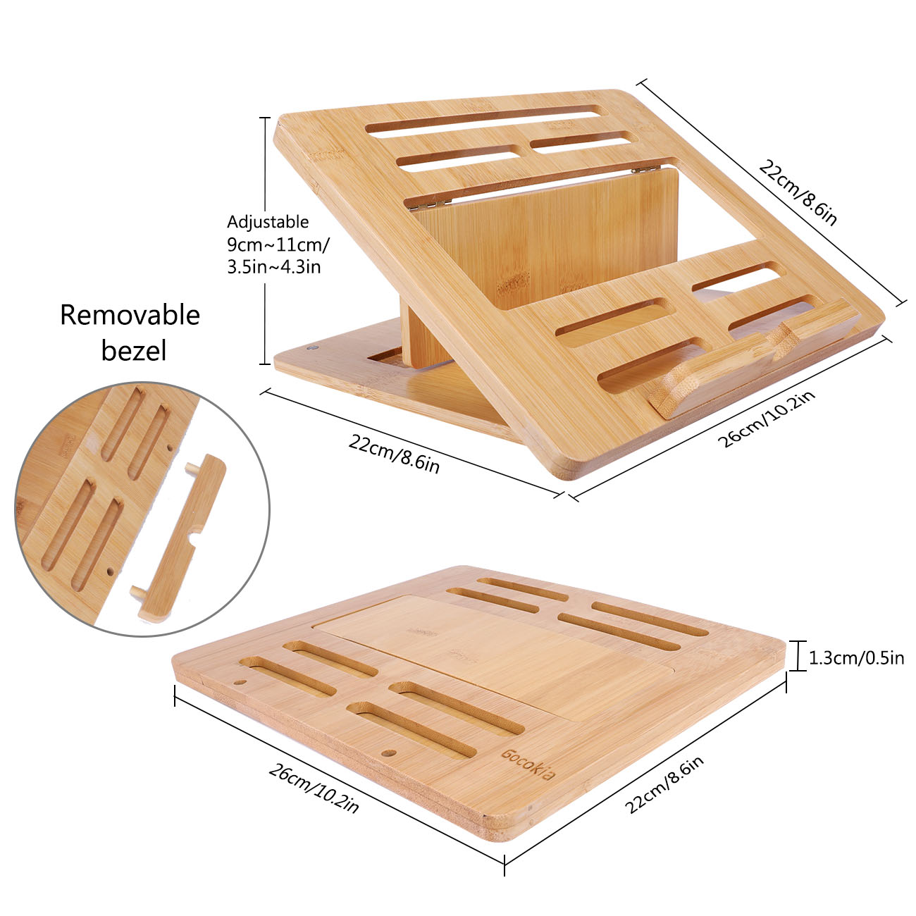 Supporto per Notebook portatil - Laptop Stand Bamboo recensione e prezzo